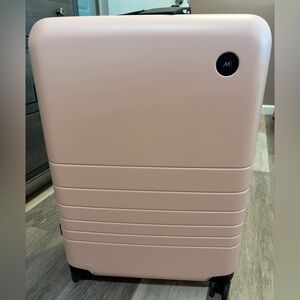 Gorgeous Monos Medium Check Suitcase in Rose Quartz!